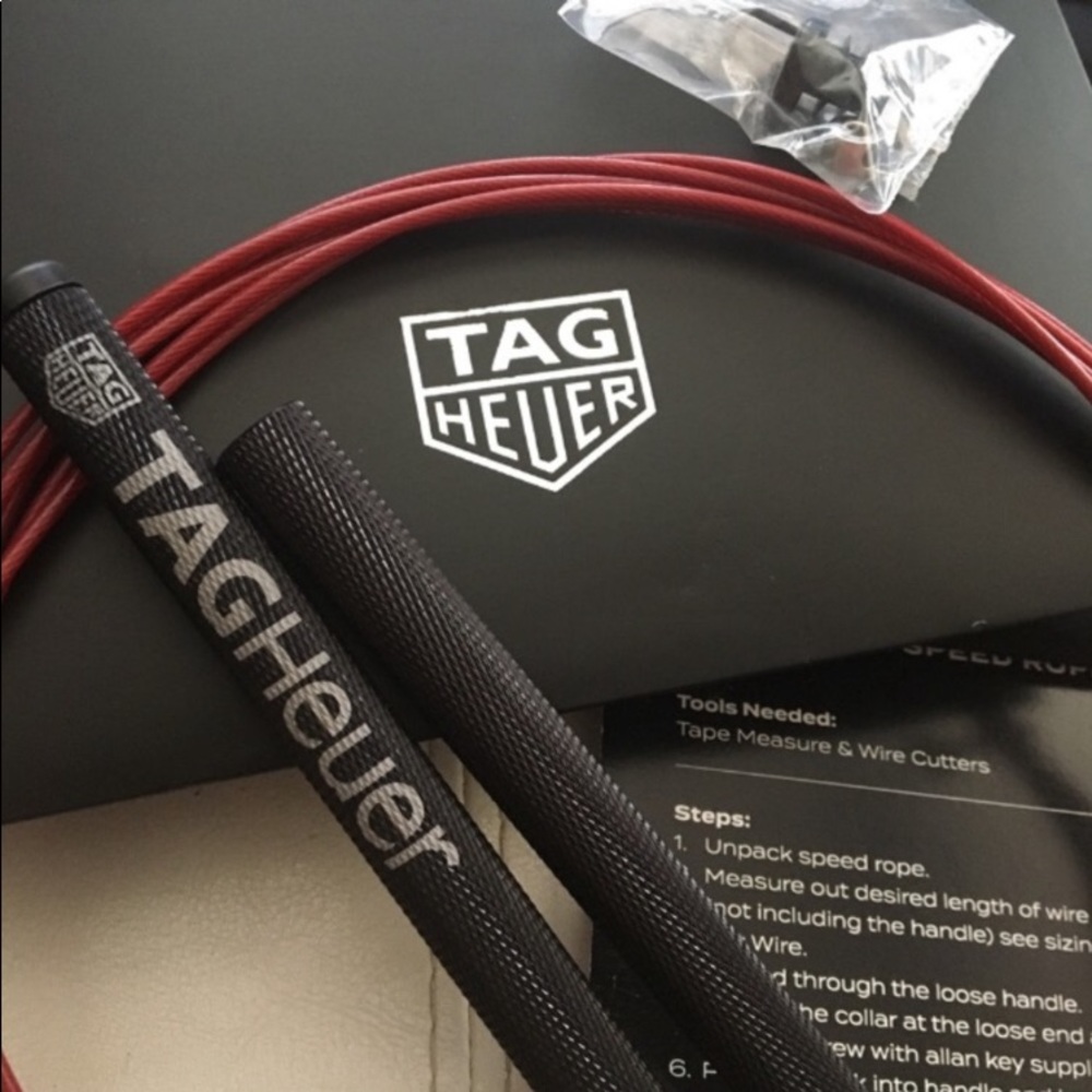 TAG HEUER CROSSFIT TRAINER JUMP ROPE As Neat As Peloton